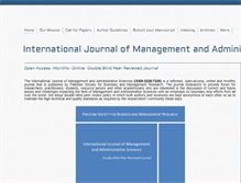 Tablet Screenshot of ijmas.org